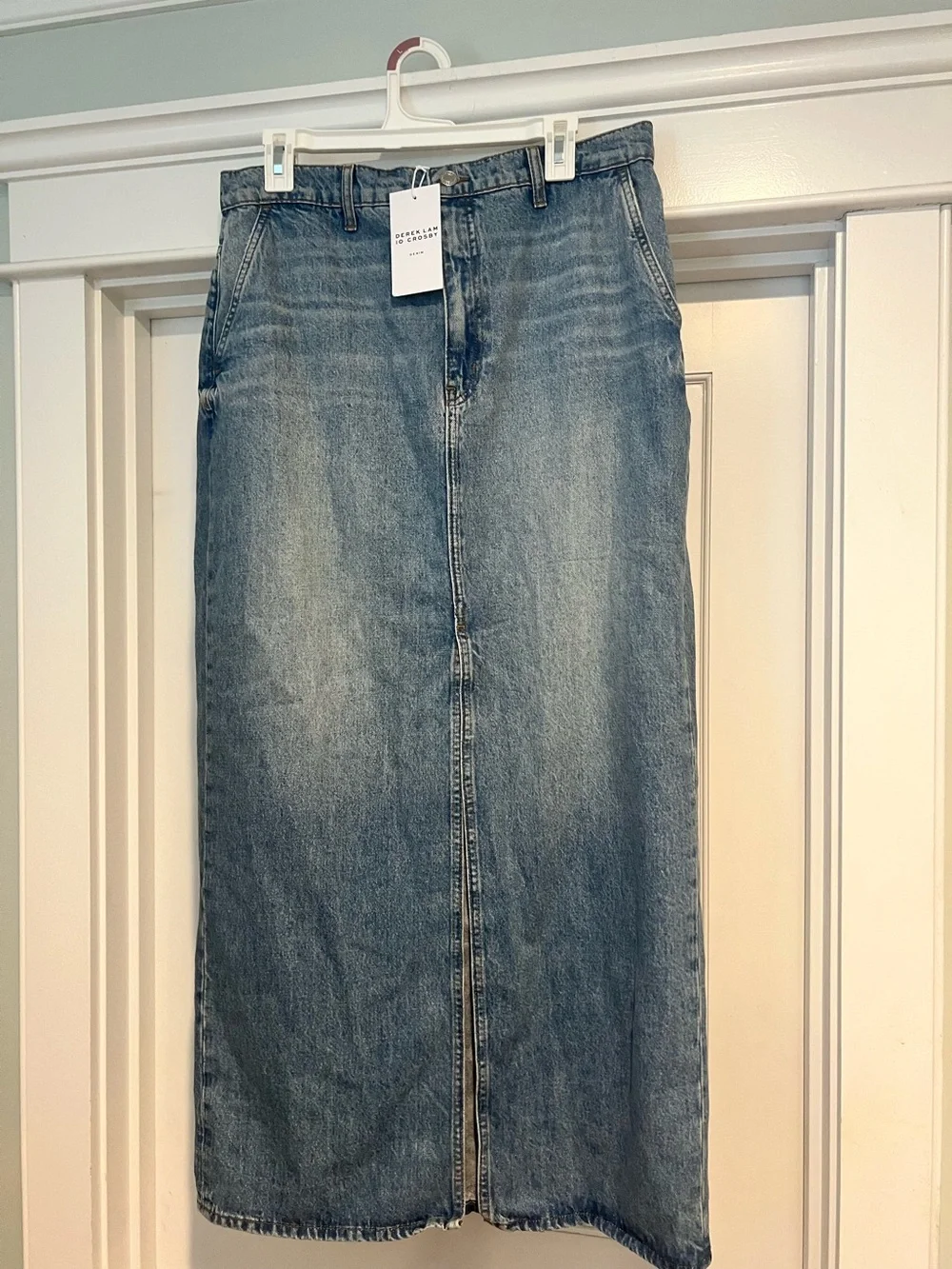 Derek Lam 10 Crosby Lu Denim Jean Maxi Skirt - Sz. 31 - NWT